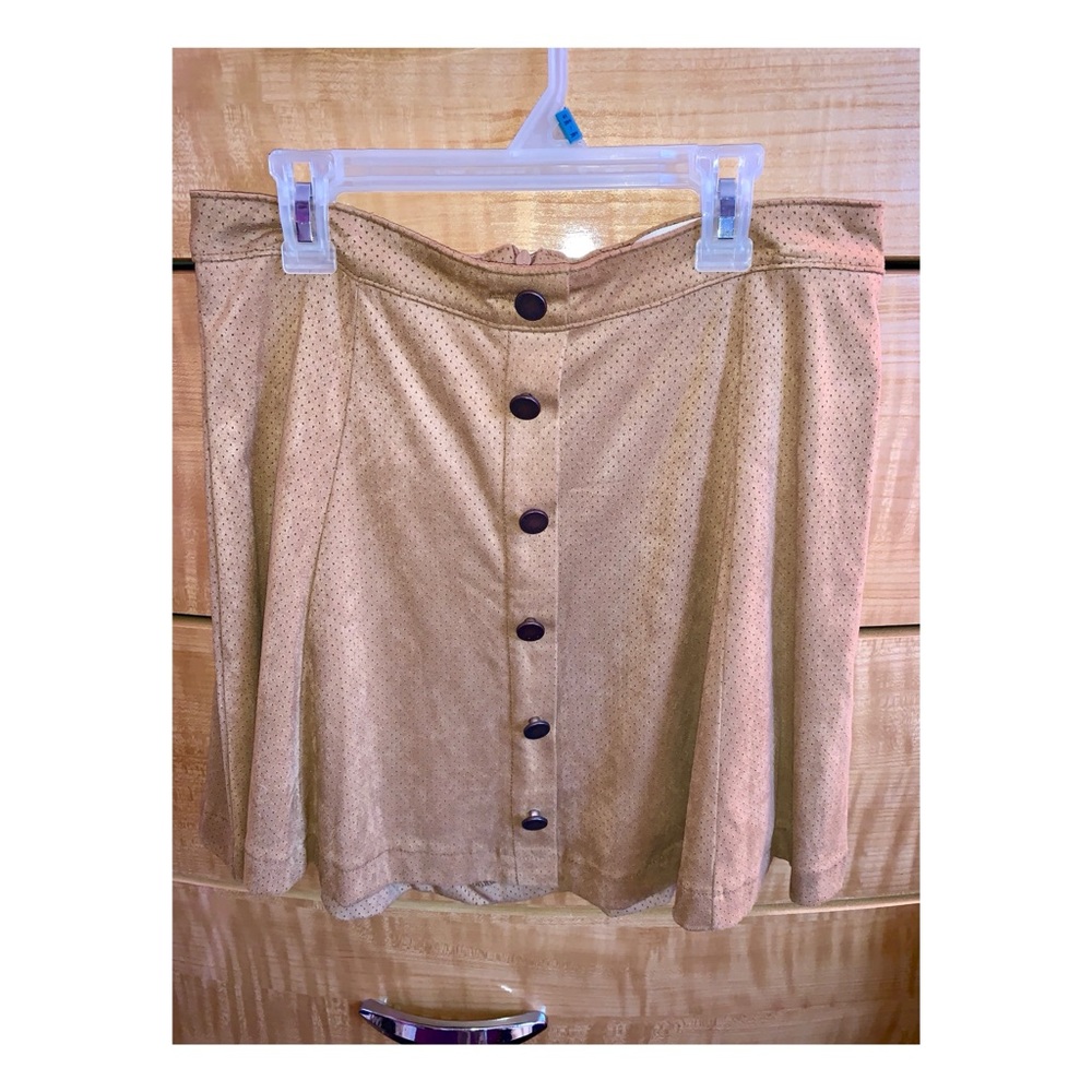 Suede Skirt
